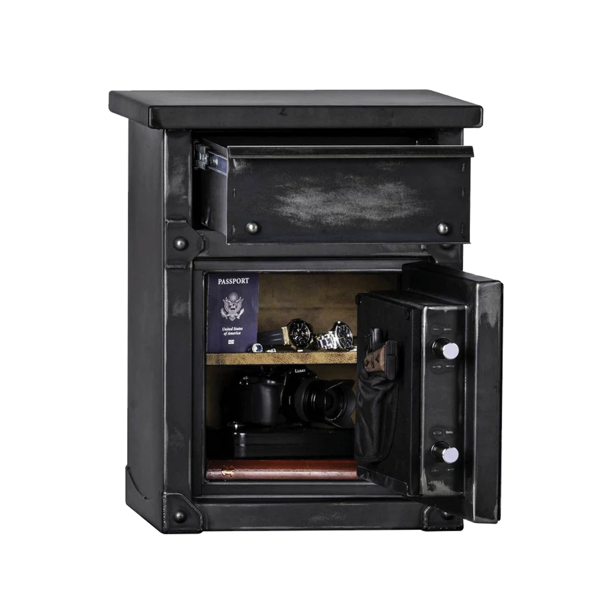 Rhino Nightstand Series | Nightstand & Safe | 40 Minute Fire Protection