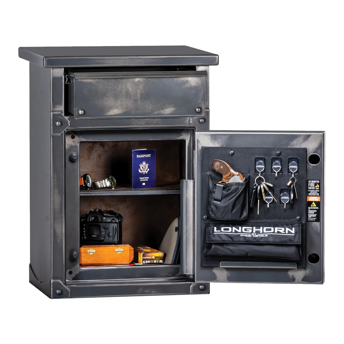 Rhino Nightstand Series | Nightstand & Safe | 40 Minute Fire Protection