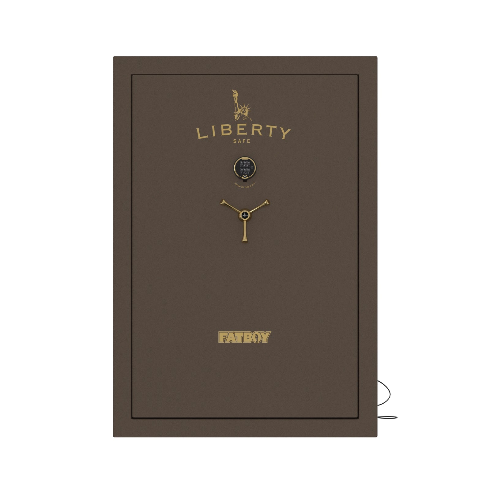 Fatboy Series | 1 Hour + Fire Protection | Exceptional Storage Options - Fatboy | 60.5 x 42 x 27.5" / Bronze Textured | Brass Trim / Electronic Lock