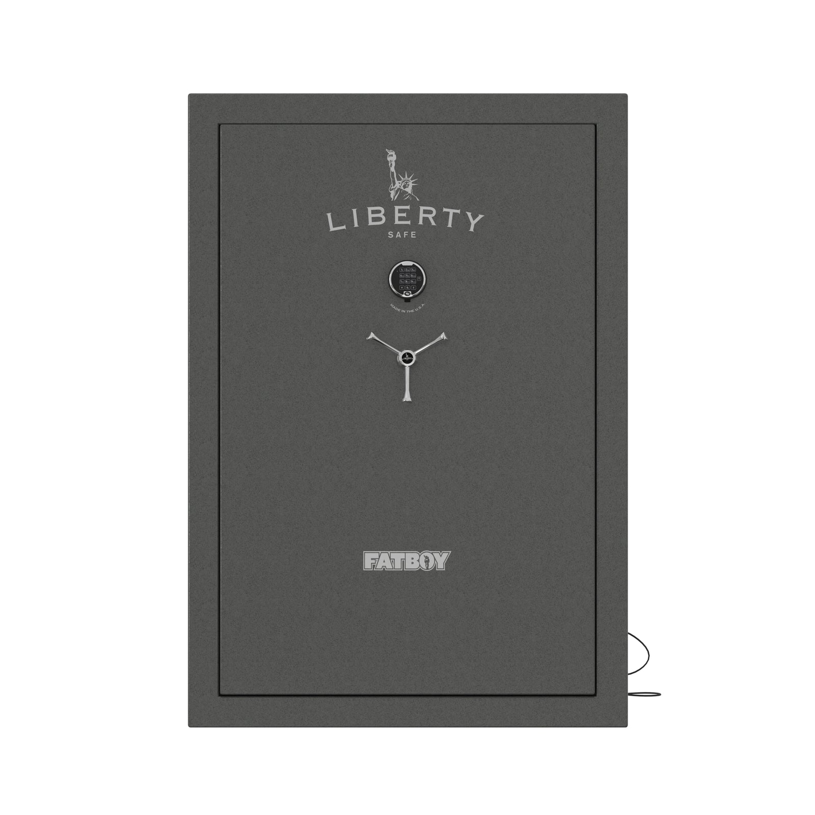 Fatboy Series | 1 Hour + Fire Protection | Exceptional Storage Options - Fatboy | 60.5 x 42 x 27.5" / Granite Textured | Chrome Trim / Electronic Lock