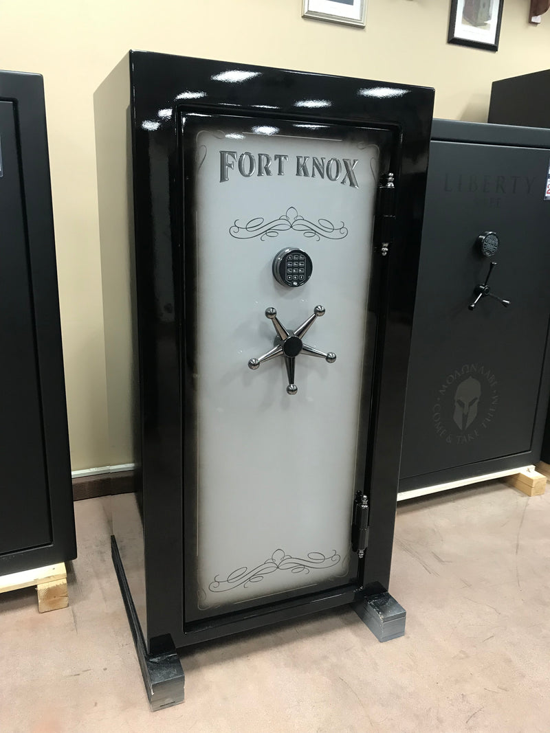 Fort Knox Maverick 6031 (887) | 2Tone Jet/Platinum | 75 Minute Fire Protection