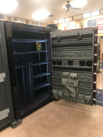 Fort Knox Titan 7251 w/AR500 Liner (392) | 2 Tone Jet/Burgundy Wine | 90 Minute Fire Protection