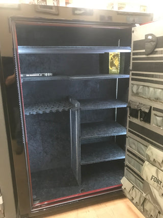 Fort Knox Titan 7251 w/AR500 Liner (392) | 2 Tone Jet/Burgundy Wine | 90 Minute Fire Protection