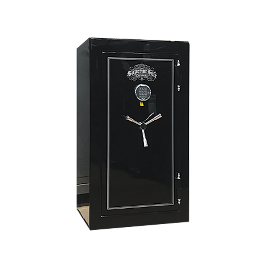 Superior Safes Super Short Series | Scratch n Dent | 60 Minute Fire Protection - Black Gloss