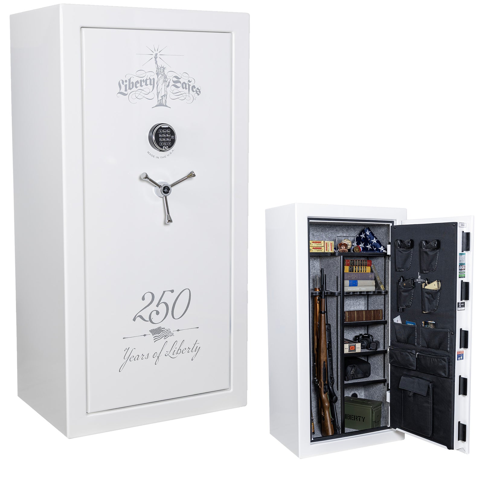 USA - 250th Commemorative - USA 30 / Icy White Gloss / Electronic Lock